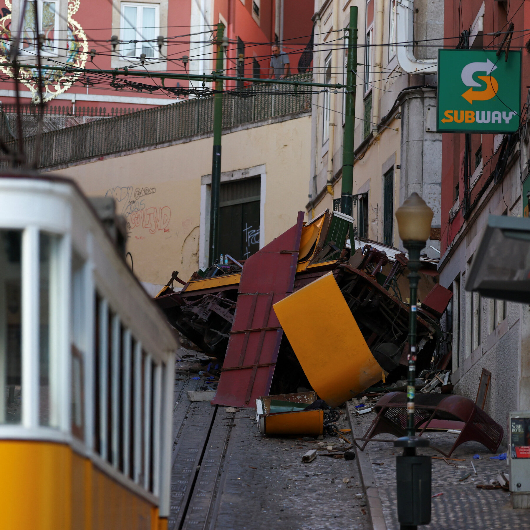 Portugal Searches for Cause of Lisbon Funicular Crash as Death Toll Rises Portugal Searches for Cause of Lisbon Funicular Crash as Death Toll Rises