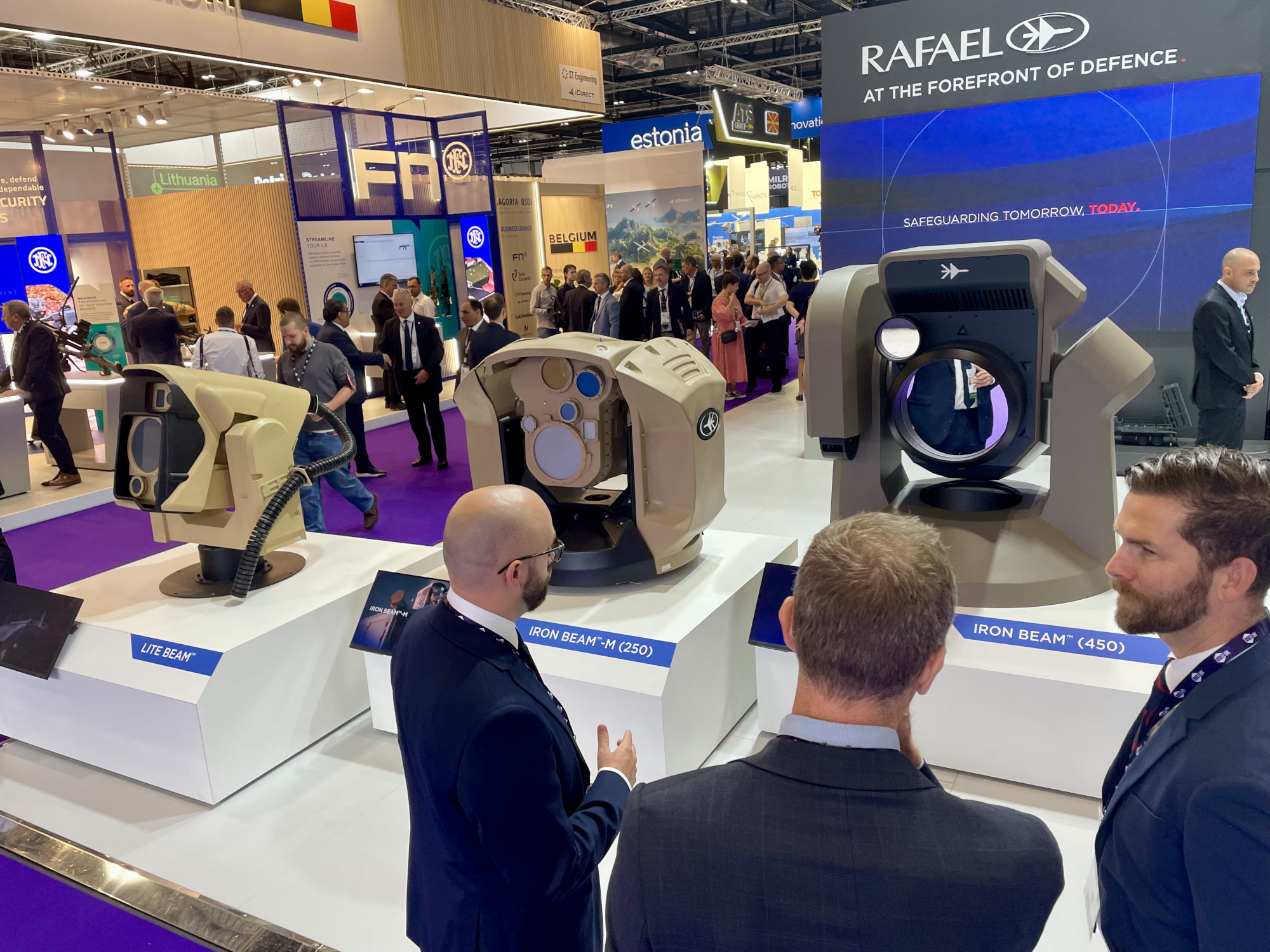 Israel’s Rafael touts Iron Beam antimissile lasers at DSEI fair Israel’s Rafael touts Iron Beam antimissile lasers at DSEI fair