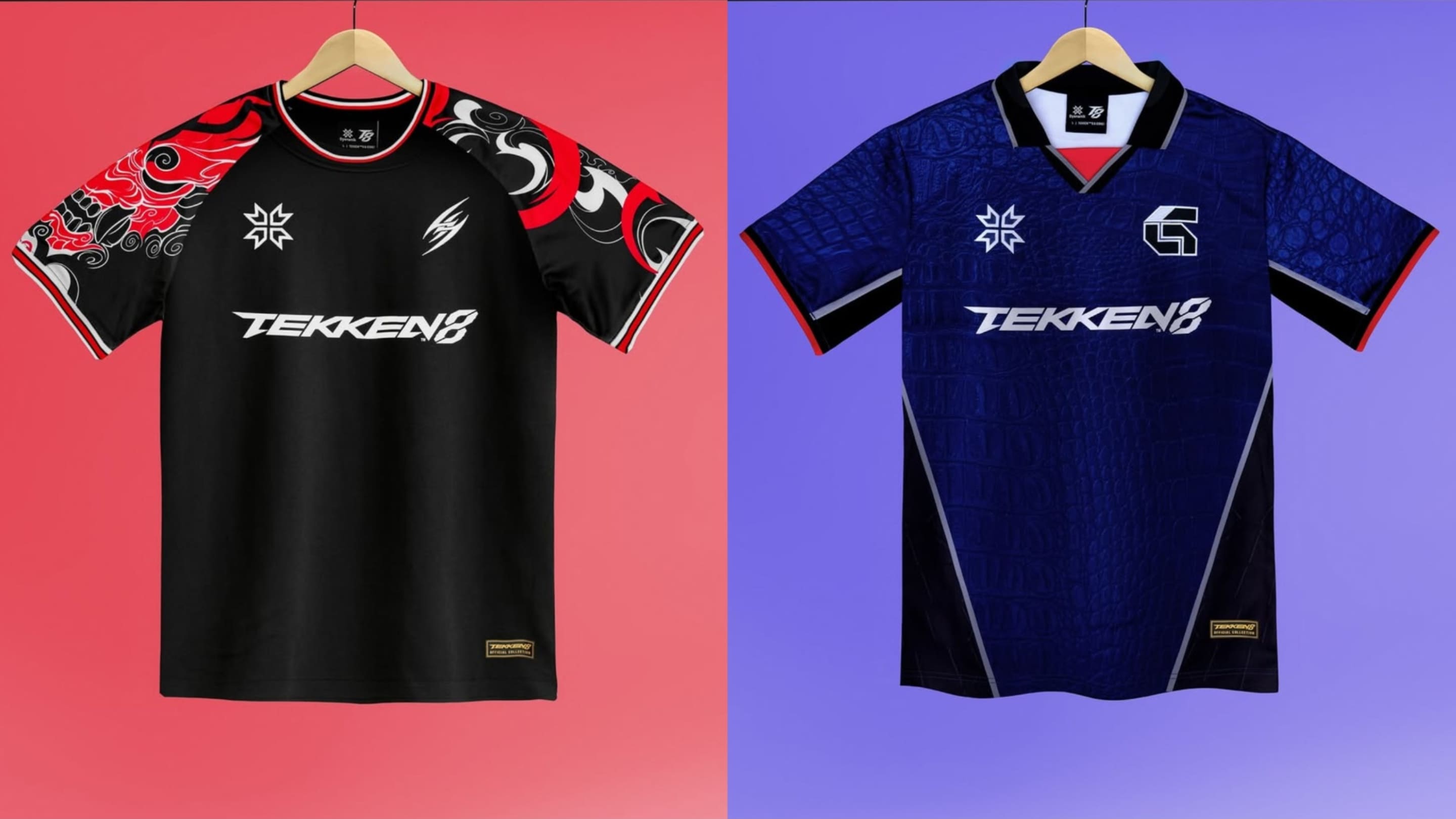 Dyenamik drop bold TEKKEN 8 football shirt collection Dyenamik drop bold TEKKEN 8 football shirt collection