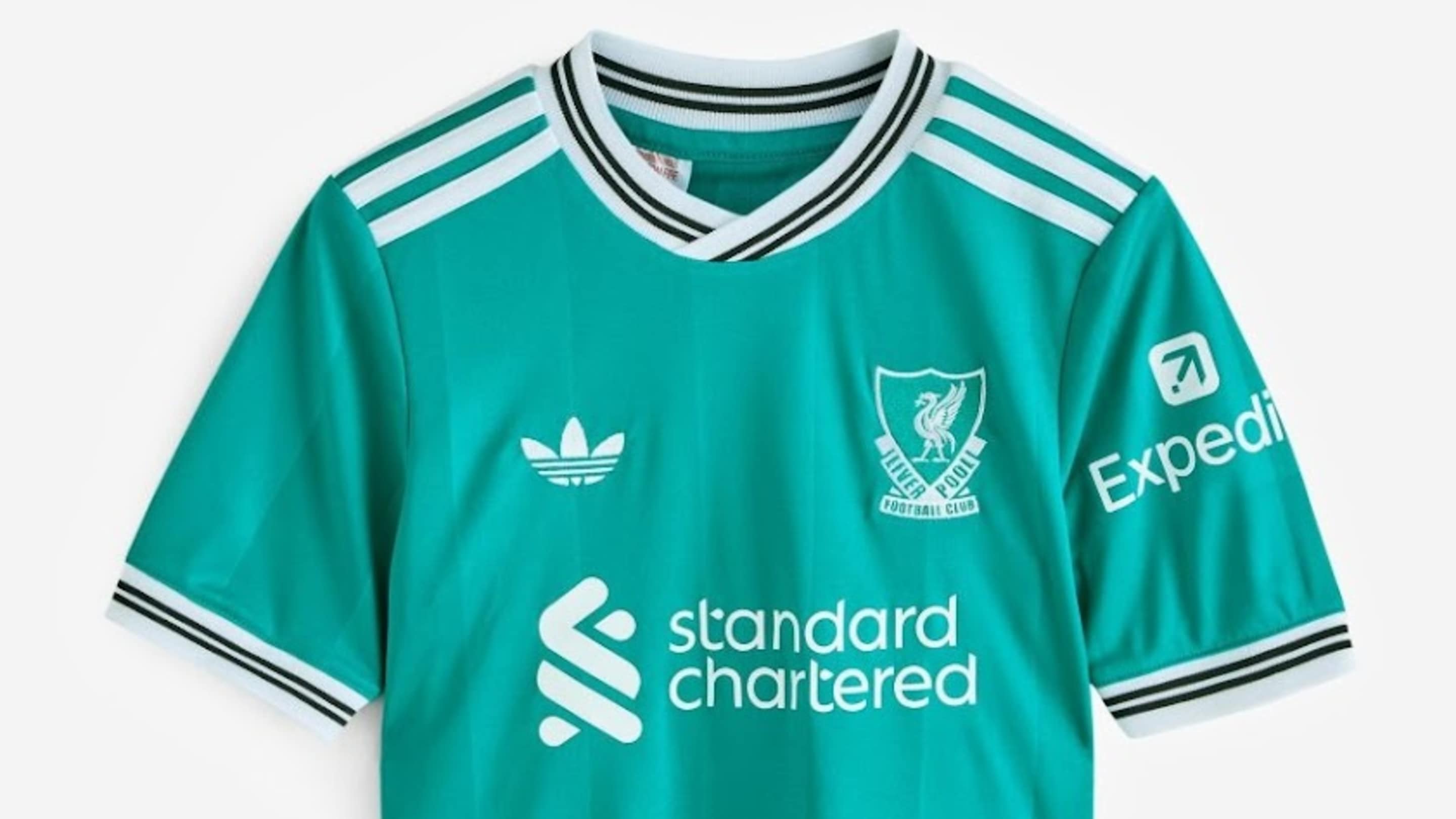 Liverpool 2025/26 third kit leaked featuring classic club crest Liverpool 2025/26 third kit leaked featuring classic club crest