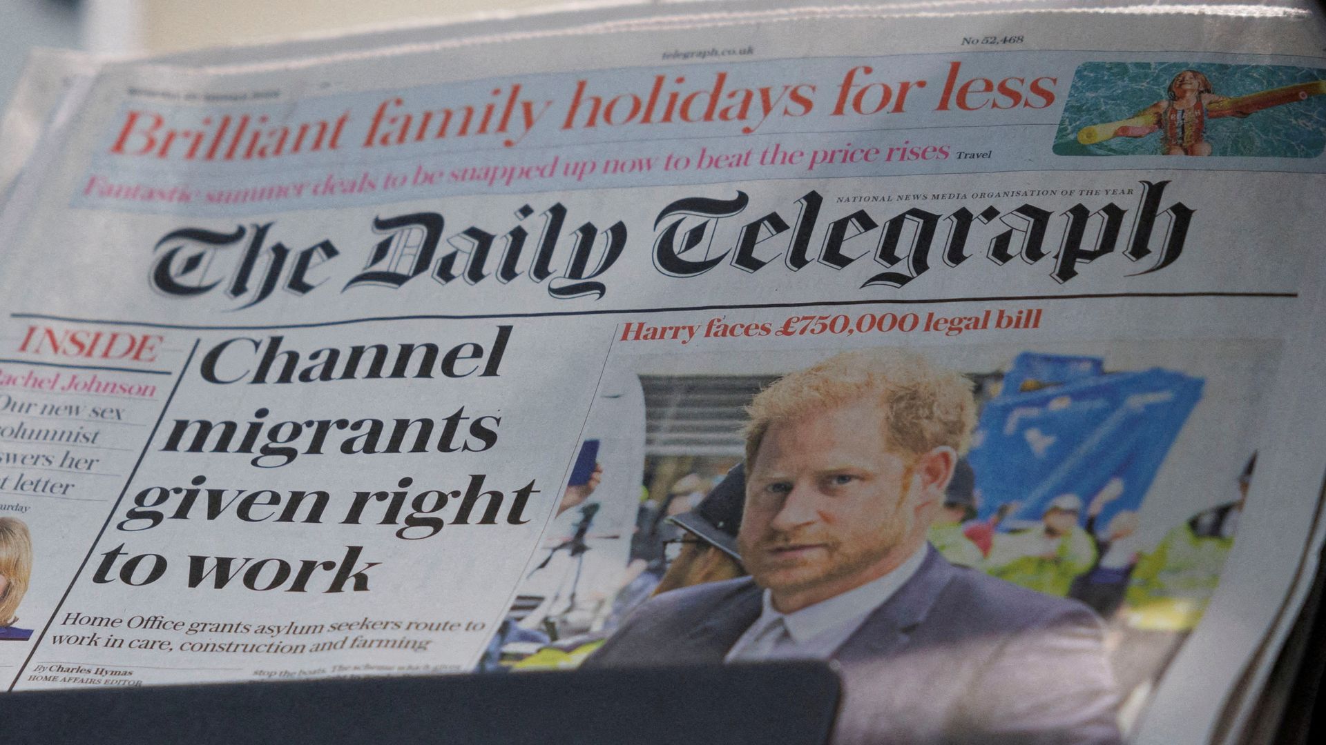Hedge fund tycoon Hosking says rival Telegraph bid Hedge fund tycoon Hosking says rival Telegraph bid