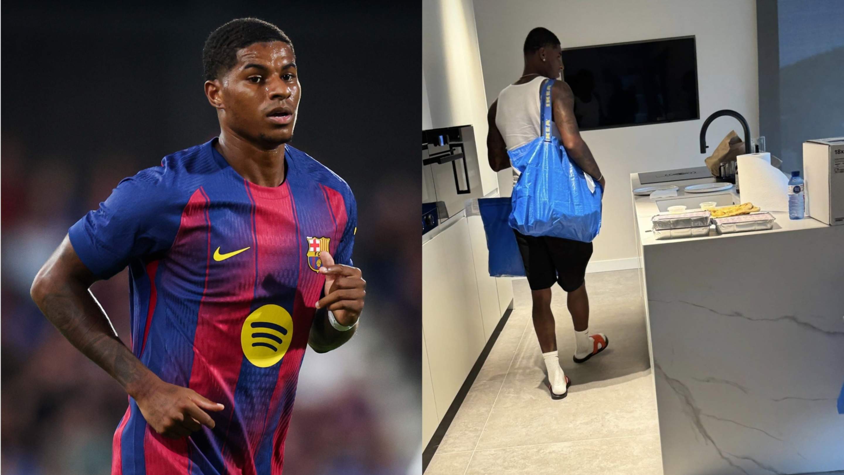 Marcus Rashford settles into Barcelona life with surprise IKEA trip Marcus Rashford settles into Barcelona life with surprise IKEA trip