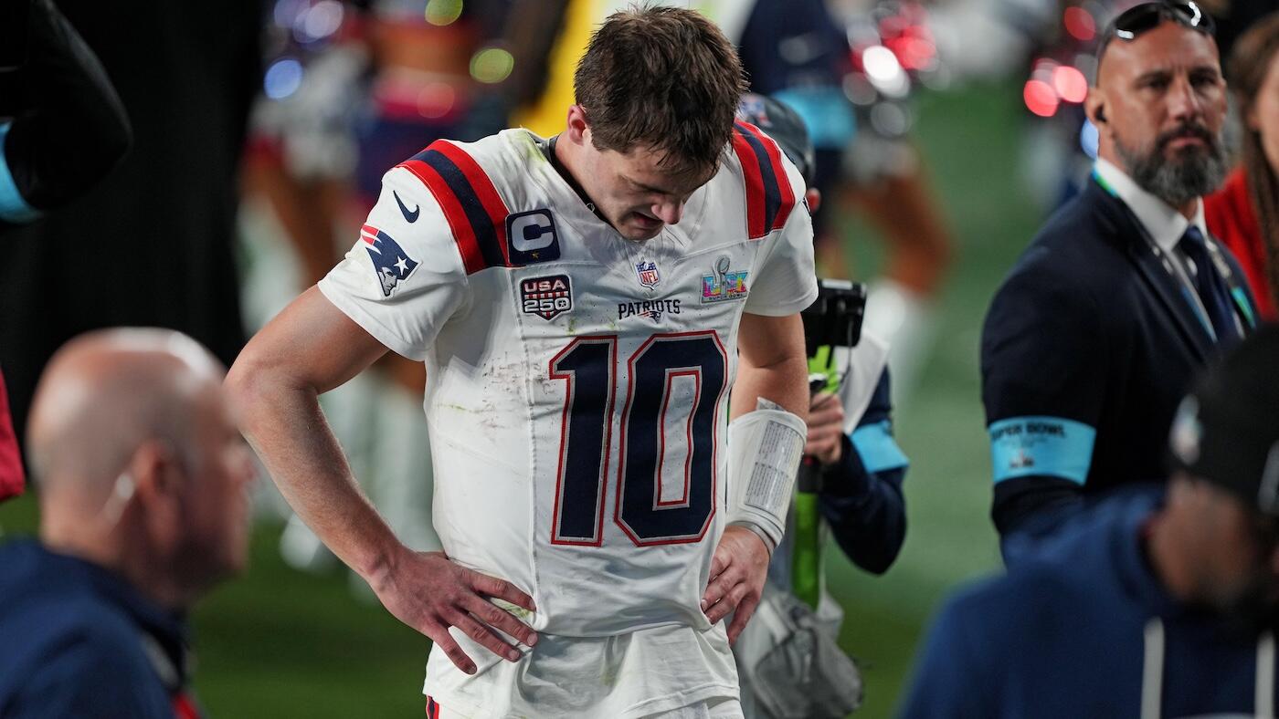 
                        Drake Maye's superstar rise hits speed bump as Patriots QB struggles in Super Bowl LX loss to Seahawks
                    