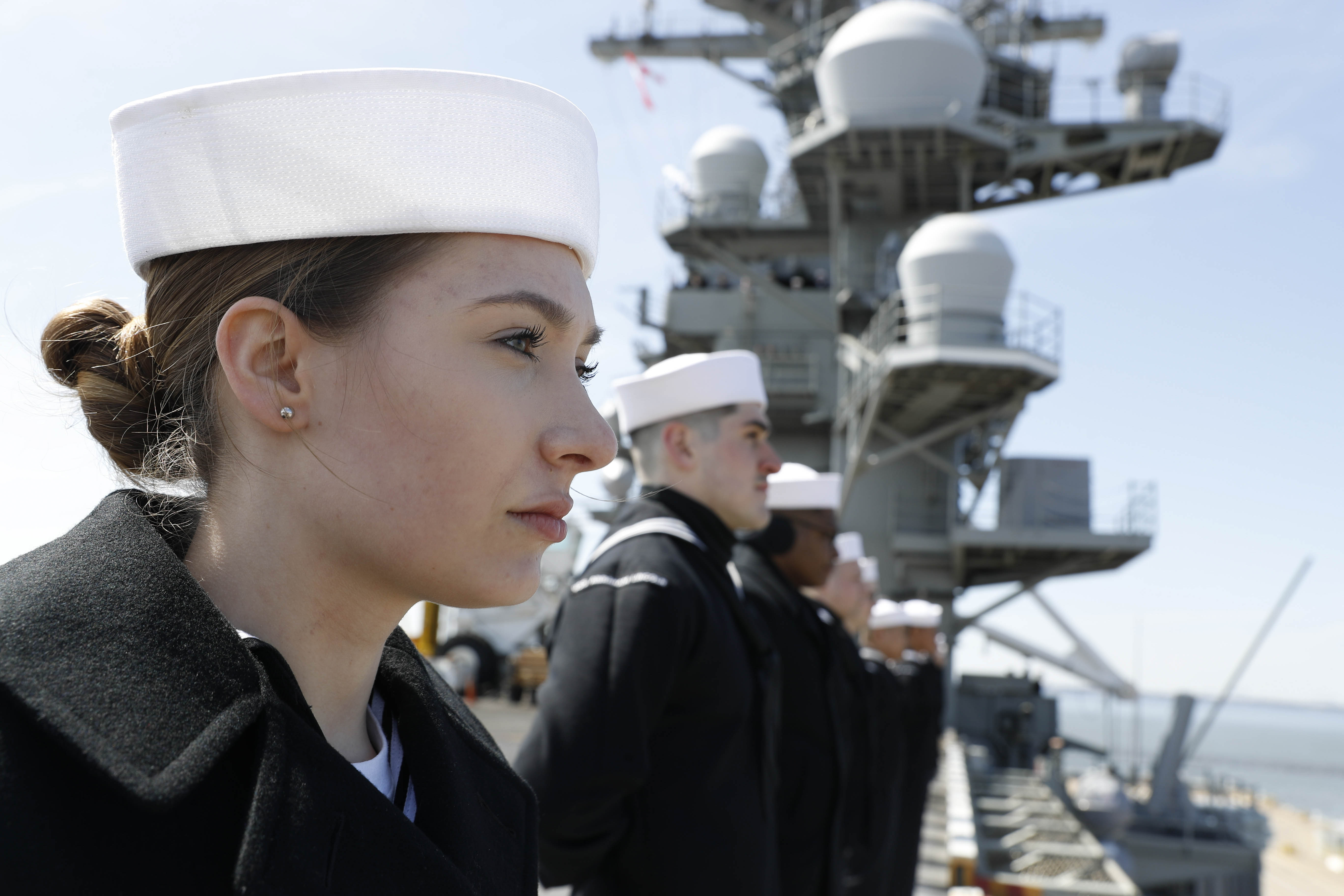 Female sailors can now purchase new dress overblouse, Navy announces