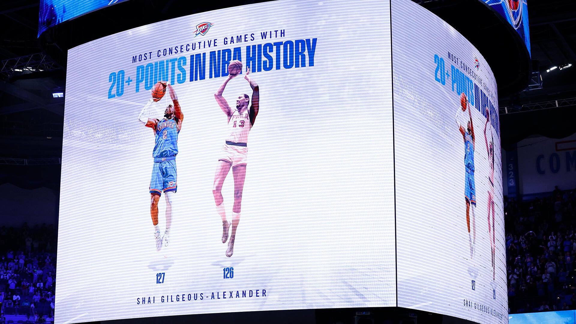 
                        Shai Gilgeous-Alexander breaks scoring record Wilt Chamberlain held for 63 years
                    