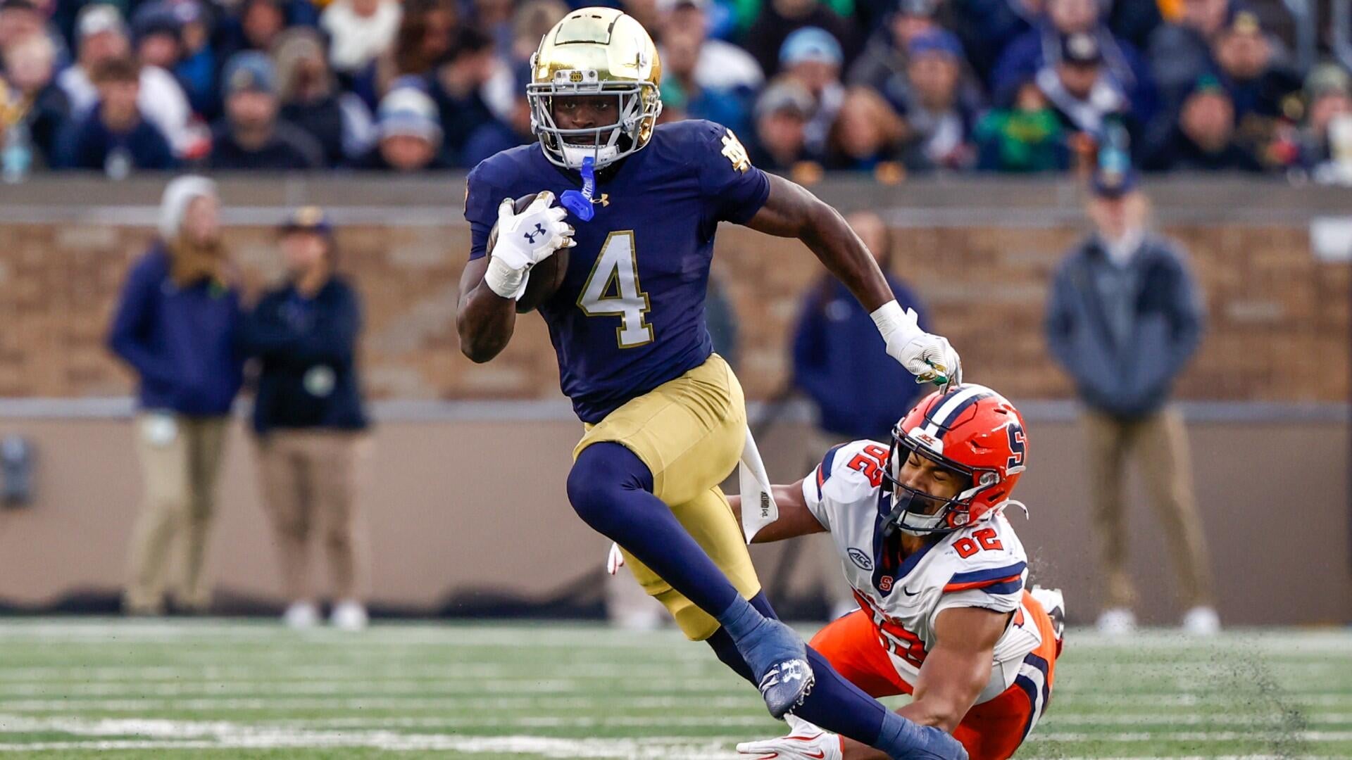 
                        Jeremiyah Love NFL Draft profile: A home-run hitter with traits that justify a top-five pick
                    