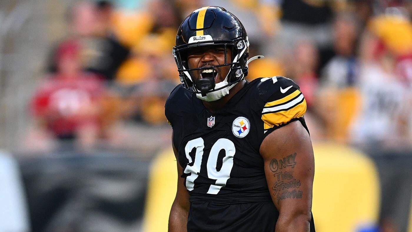 
                        Derrick Harmon injury: Steelers first-round pick carted off with knee sprain in preseason game vs. Panthers
                    