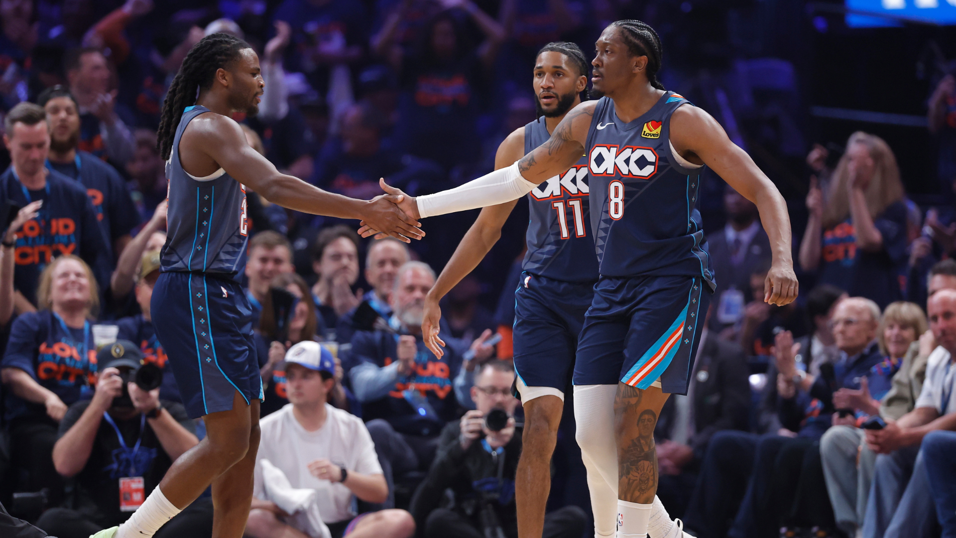 
                        NBA playoff winners and losers: Thunder cruise past Suns, but Jalen Williams' injury could be a major blow
                    